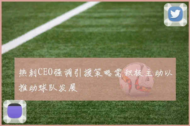 热刺CEO强调引援策略需积极主动以推动球队发展